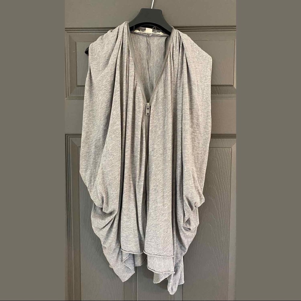 Drapy Zip Up Vest